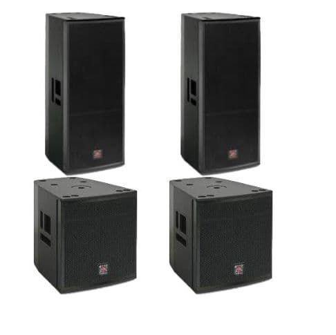 2 Активных X-treme XTD1015 и 2 Активных X-treme XTDS18